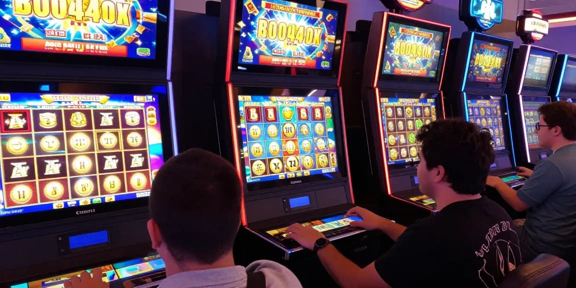Online gaming excitement at ngamenjitu, showcasing players engaged in vibrant slots and lottery games.