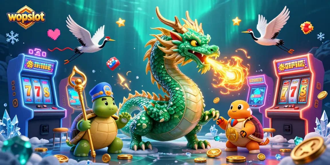 Join the excitement with wopslot, where an emerald jade dragon ignites a world of Slots jackpots!