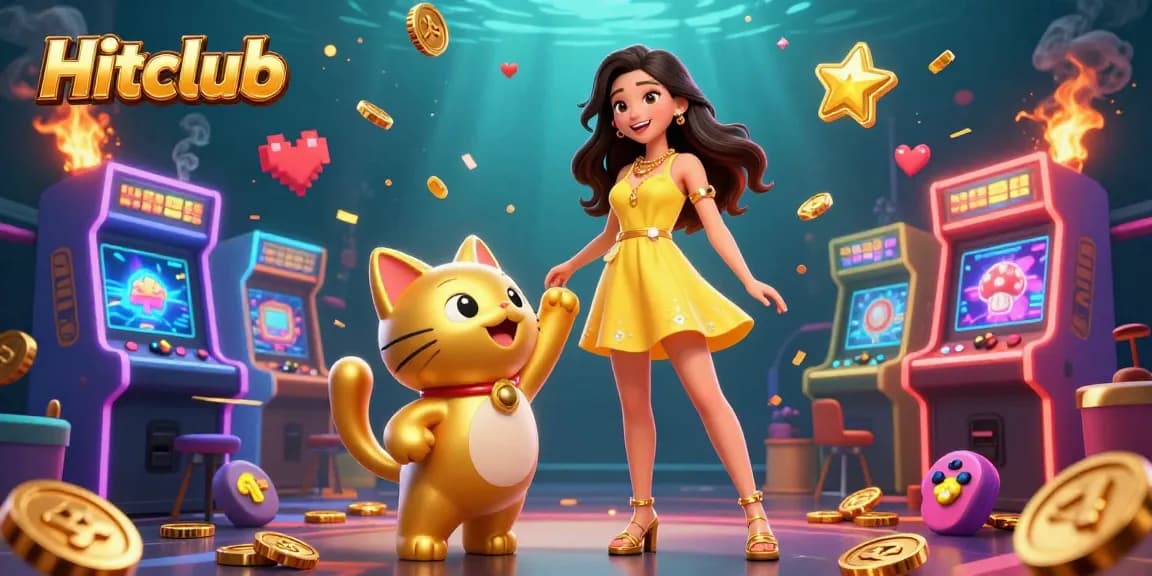 Engage with Hitclub for thrilling gaming adventures featuring vibrant characters and casino elements.