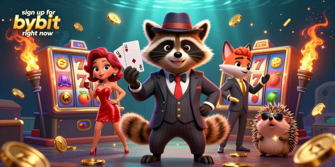Sign up for Bybit right now and reveal your royal flush victory in this vibrant casino scene.