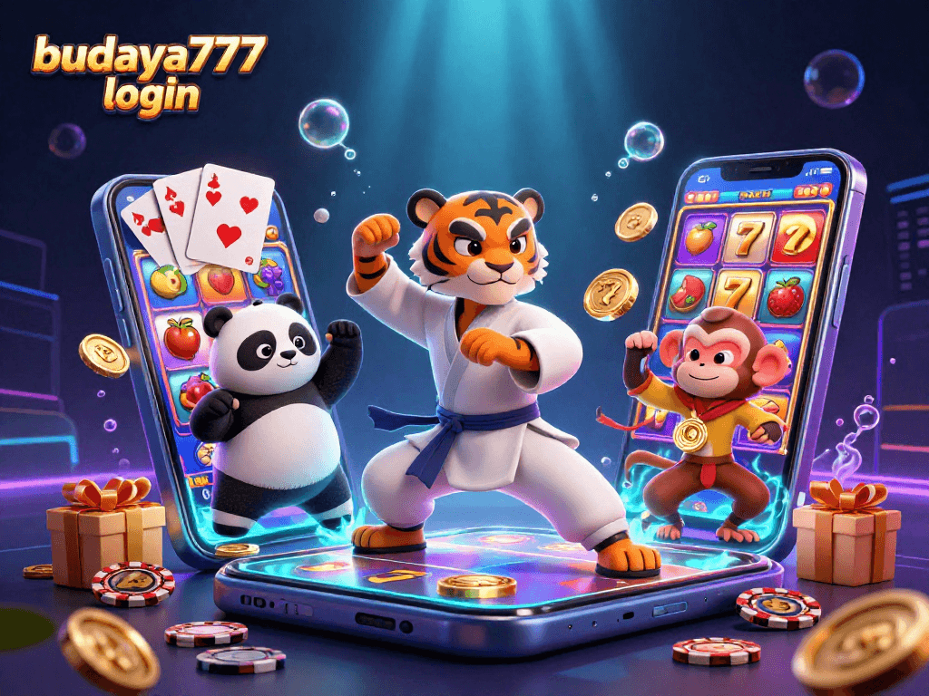 Login ke budaya777 sambil menyaksikan harimau kung fu dan panda di dunia kasino yang megah.