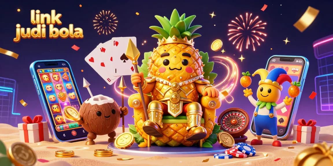 Experience thrilling gameplay with link judi bola in this vibrant, action-packed casino scene.