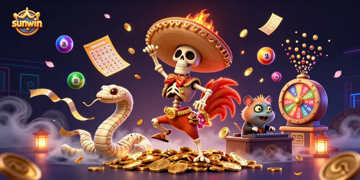 Engage in thrilling gameplay at Sunwin with vibrant characters and exciting casino elements.