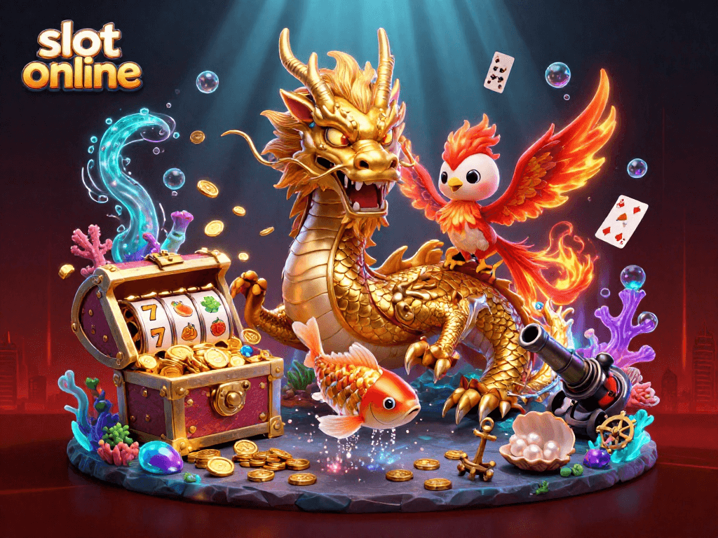Menangkan slot online dengan petualangan naga emas dan phoenix dalam lautan harta!