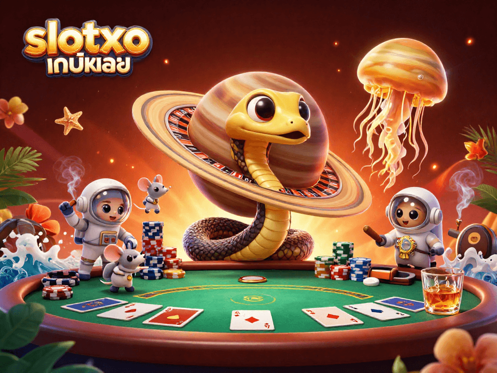 เล่นเกมสล็อต slotxo เว็บตรง บนวงล้อรูเล็ตสุดมันวาวในภาพศิลปะแบบ 3D