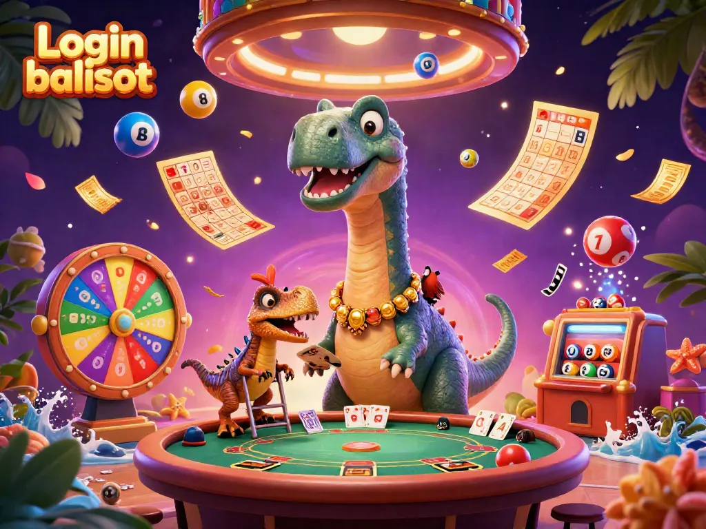 Enjoy the thrilling scene of the casino with Login balislot engaging colorful lottery elements.