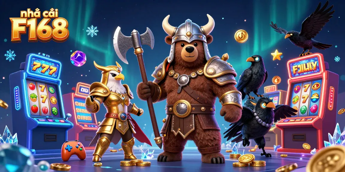 Engage with exciting slot games at nhà cái F168 featuring vivid gaming elements and dynamic characters.