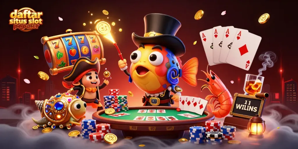 Slot gacor satu bingkai di gambar berisi daftar situs slot populer, menarik perhatian pemain dengan visual menarik.