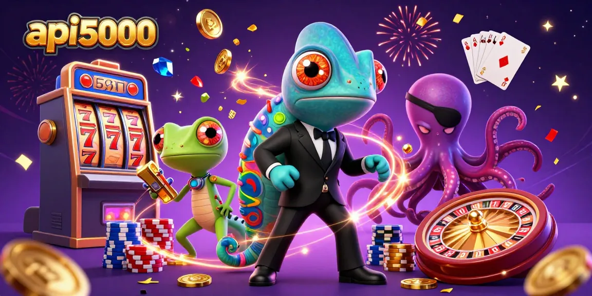 api5000 putar roda slot terpopuler dengan karakter chameleon canggih dan efek luar biasa
