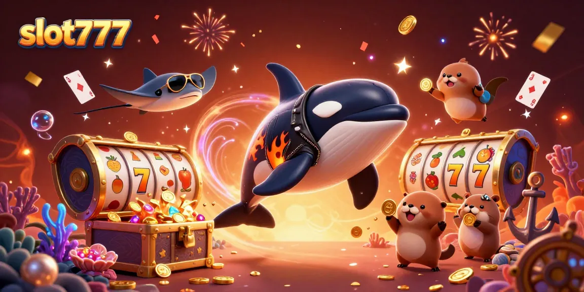 Spin with slot777: A thrilling scene with engaging characters celebrating wins.