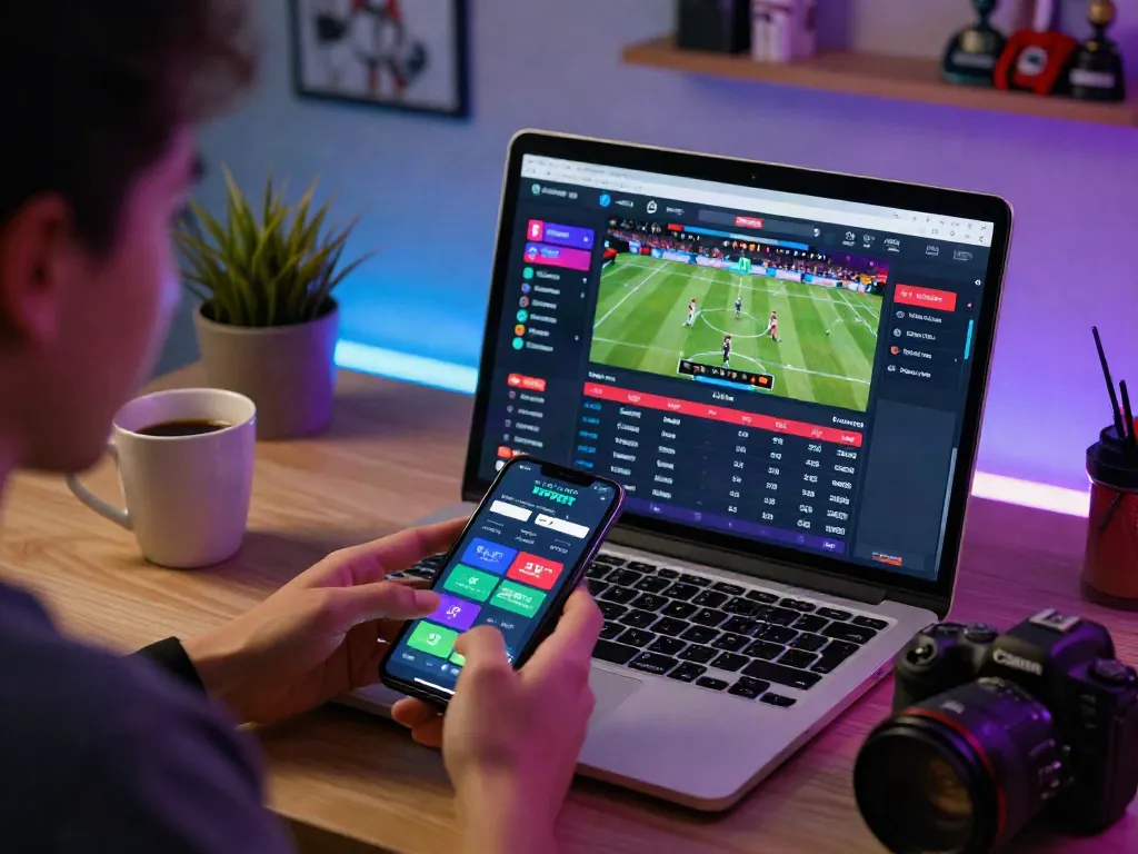 Platform taruhan judi online 7meter dengan pengguna melihat odds pertandingan langsung.