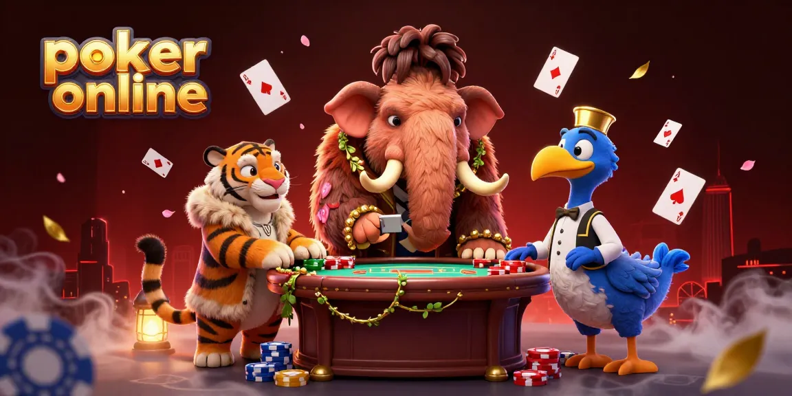 Menghadiri permainan poker online di situs Dewi222 dengan karakter unik yang siap membantu pemain.