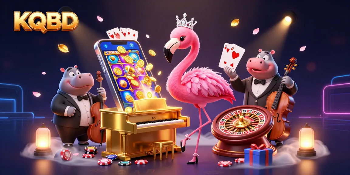 KQBD showcases a vibrant gambling scene with lively characters and engaging gaming elements.