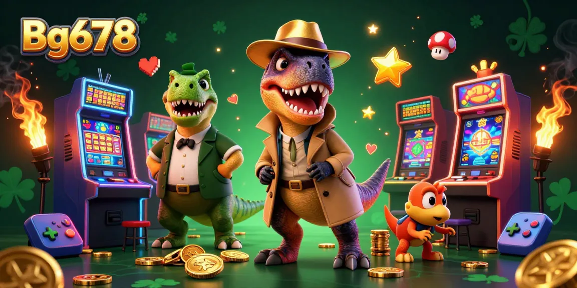 Play exciting games with Bg678 as a velociraptor tries to win big at the slots!