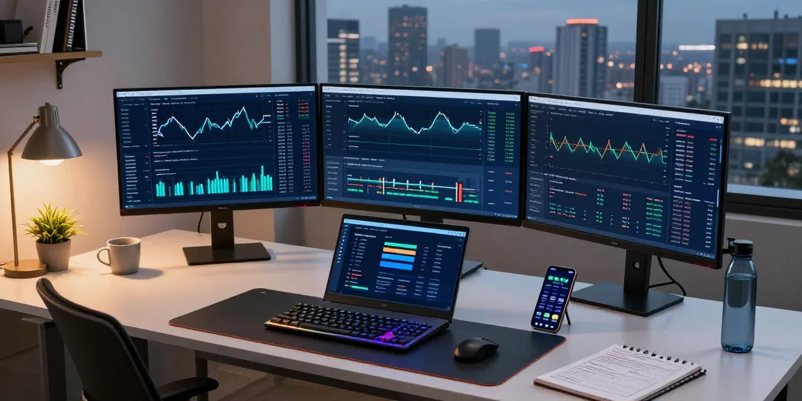 Playexch247 crypto exchange interface on monitors in modern trading workspace with security-focused setups and DeFi insights.