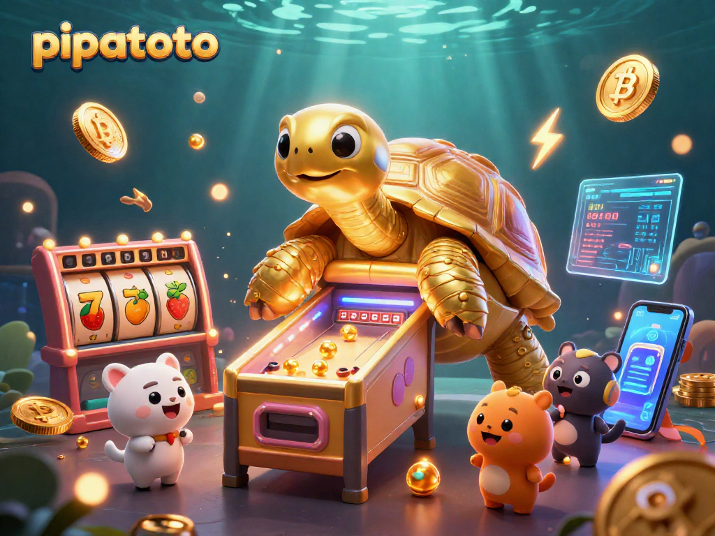 Engage with pipatoto in an exciting fantasy scene featuring vibrant casino elements, jackpots, and crypto.