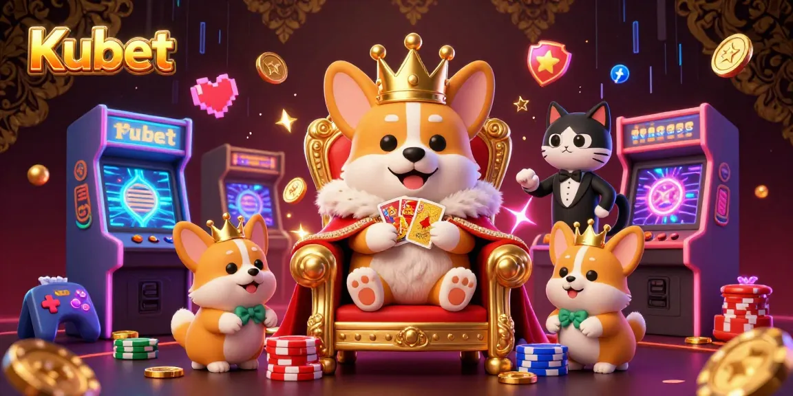 Kubet menyajikan pengalaman bermain kasino dengan raja corgi dan elemen permainan yang menarik.