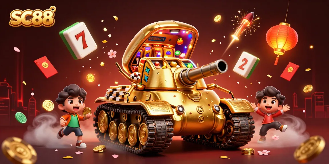 SC88 engages players with vibrant slot reels and a golden beetle tank casino filled with excitement.