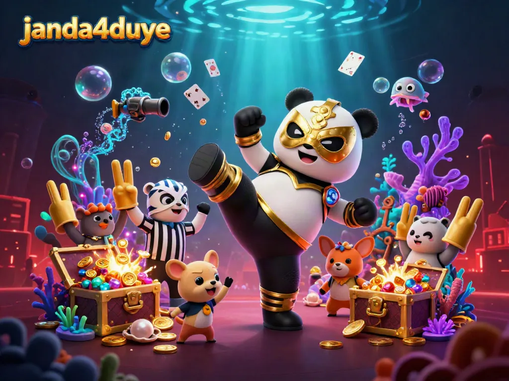 Janda4duye menghidupkan pengalaman judi dengan panda pegulat dan harta bawah laut yang berwarna-warni.