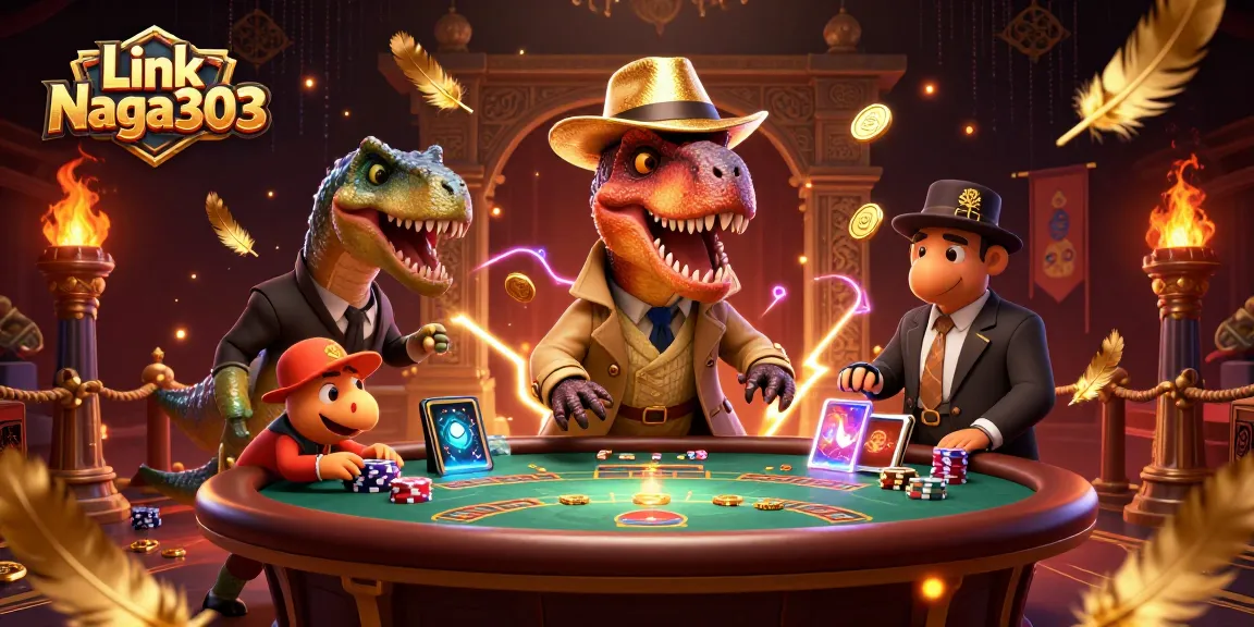 Link Naga303 showcases a velociraptor card counter blending into a casino setting while avoiding detection.