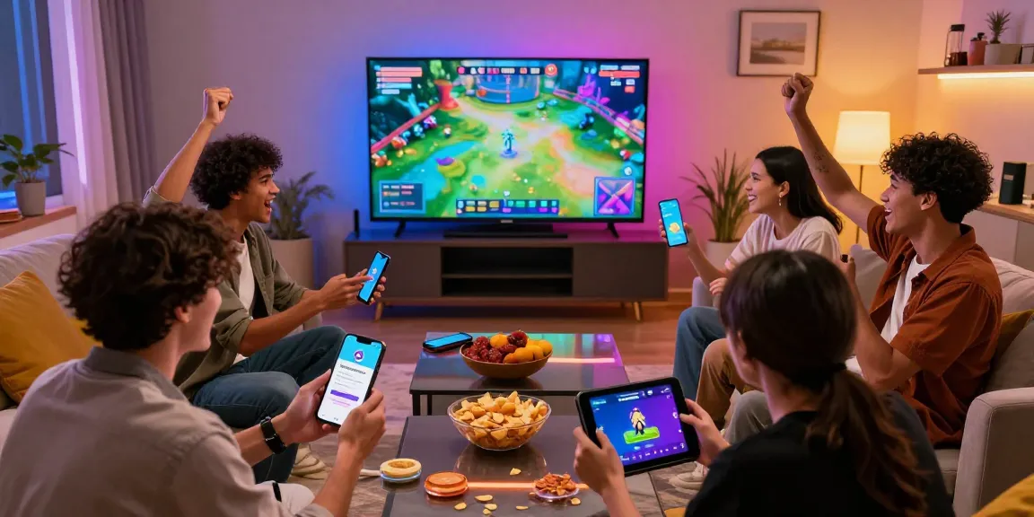 Engaged group playing games on YonoGamesOriginal login, showcasing vibrant gaming atmosphere.