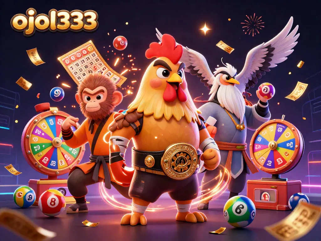 Engage with ojol333 gameplay featuring dynamic lottery elements and vibrant characters in a captivating casino scene.