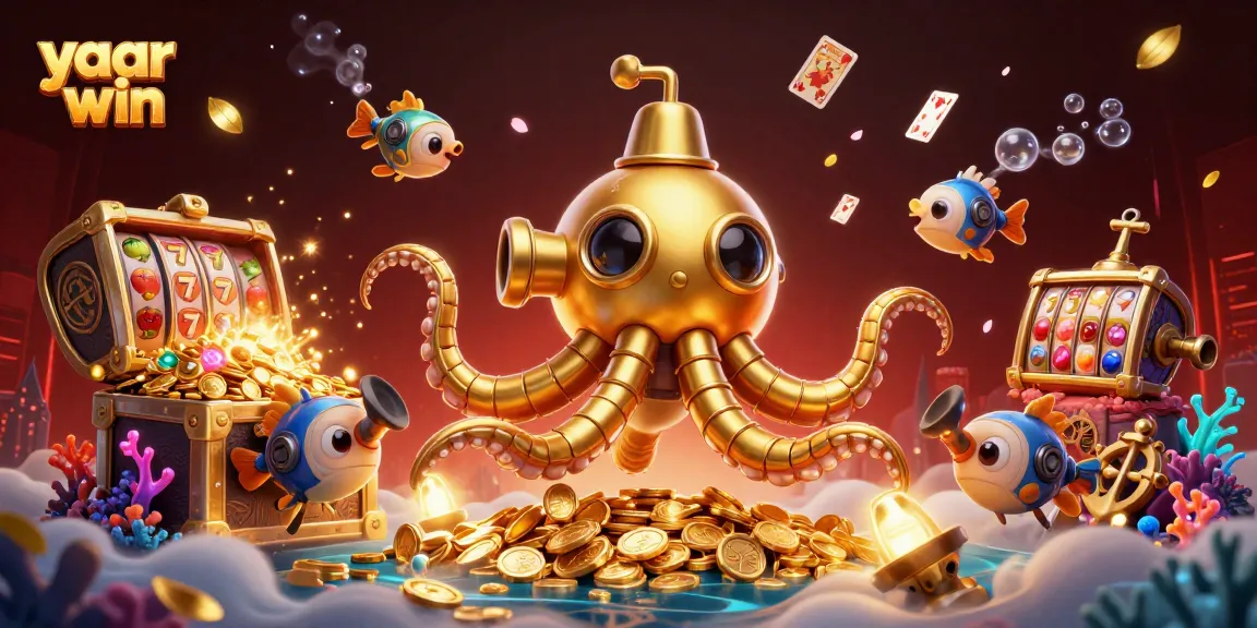 Experience exciting slots with yaar win in a vibrant underwater casino adventure featuring treasures!