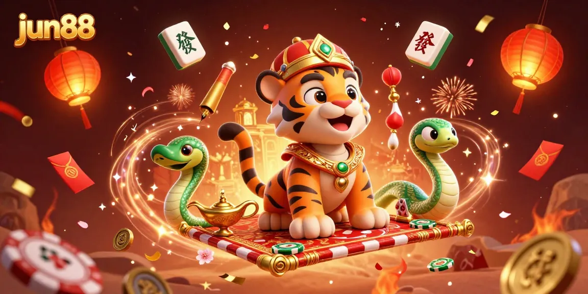 Experience thrilling gameplay at jun88 with a golden Arabian Nights-themed casino adventure.