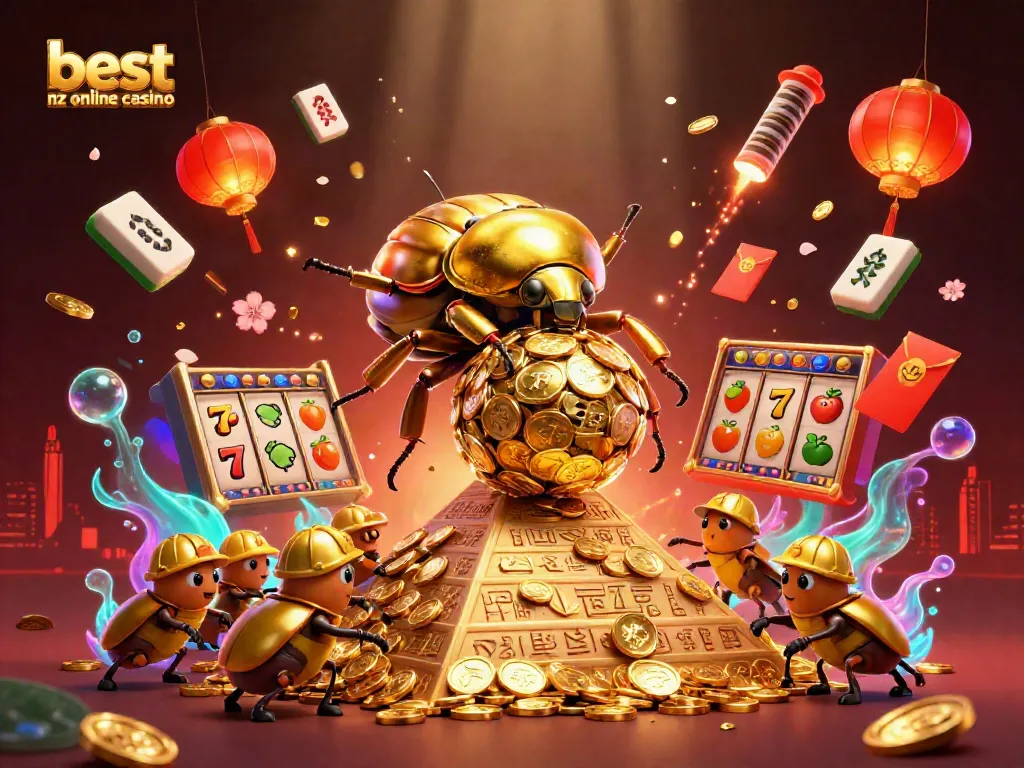 Engage with the thrilling reels at the best nz online casino amid dynamic golden imagery.