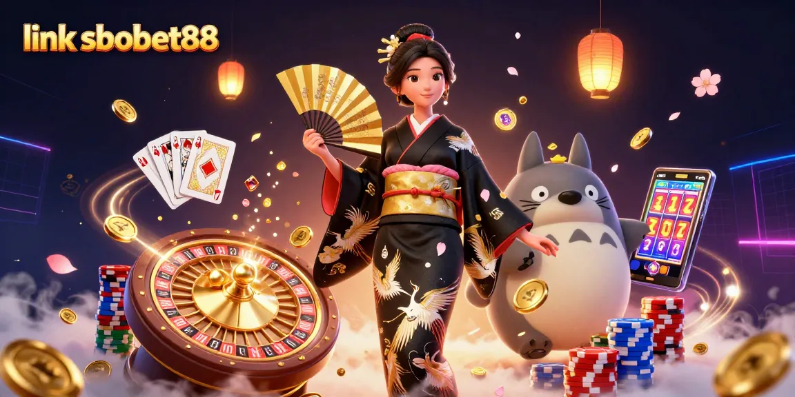 Engage with thrilling bets at link sbobet88 amidst cascading coins and animated game elements.