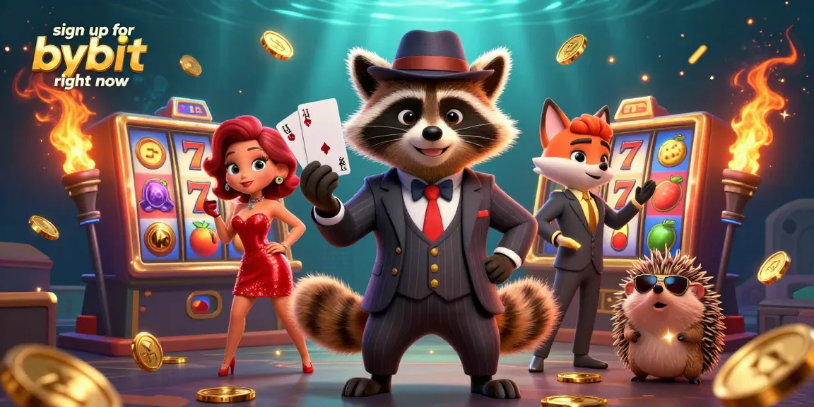 Sign up for Bybit right now and reveal your royal flush victory in this vibrant casino scene.