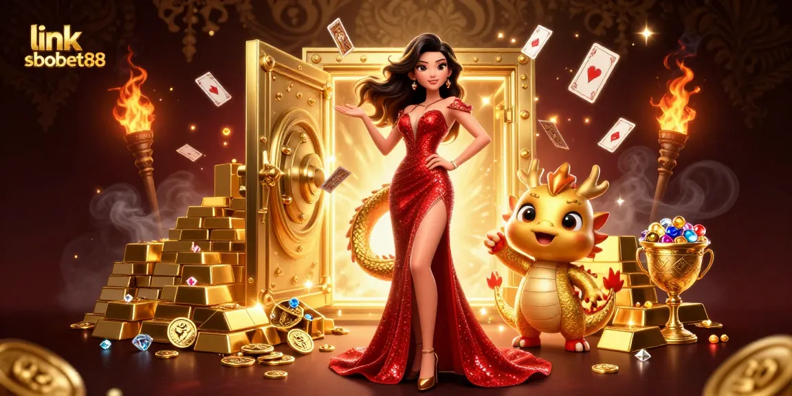 Win big with link sbobet88 at this dazzling online casino showcasing vibrant atmosphere and stunning visuals.