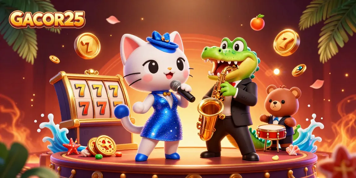 Experience thrilling gameplay with GACOR25, featuring vibrant jackpot action and exciting character interactions.