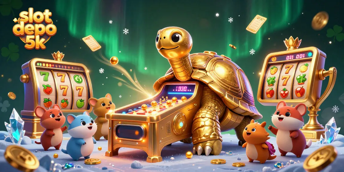 Experience thrilling gameplay in a vibrant slot depo 5k casino scene featuring colorful characters and exciting elements.