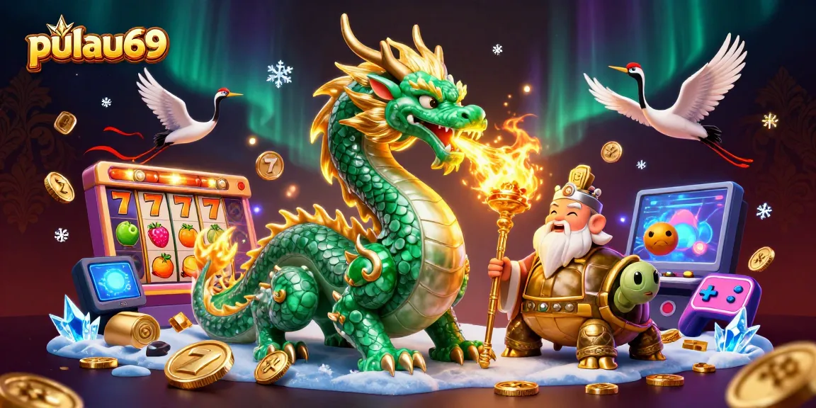 Experience exciting gameplay at pulau69 with vibrant slot reels and dynamic casino elements.