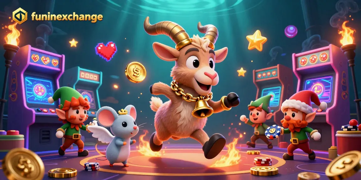 Experience thrilling funinexchange action amidst a festive casino scene filled with playful characters.
