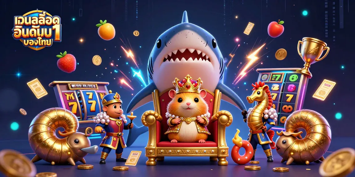 เกมสล็อตเว็บสล็อตอันดับ 1 ของไทย เสี่ยงโชคกับราชาแฮมสเตอร์ทองคำ