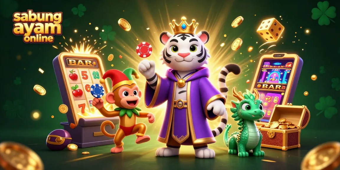 Experience thrilling sabung ayam online action with engaging characters and vibrant casino elements.