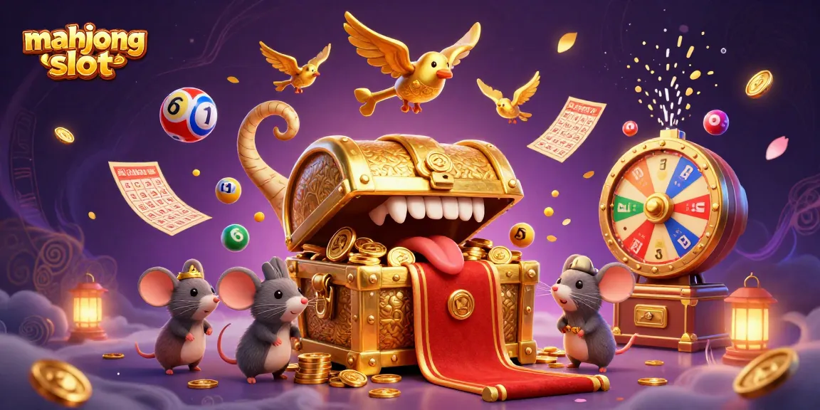 Engage with the mahjong slot experience in this vibrant, dynamic 3D casino scene.
