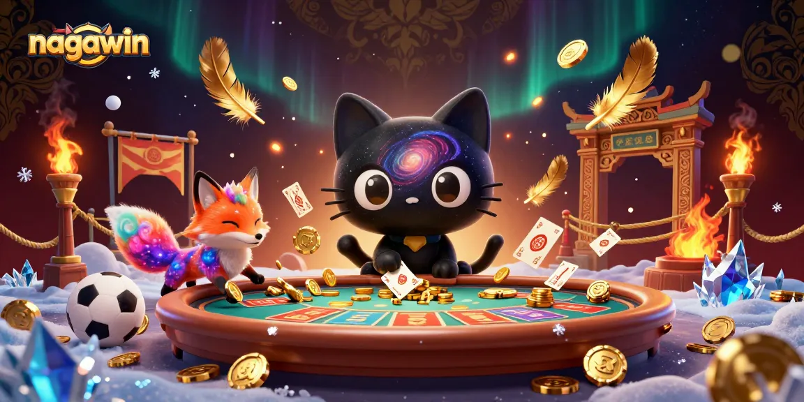 Nagawin menarik pemasangan taruhan dengan kucing lubang hitam dan rubah nebula di kasino galaksi.