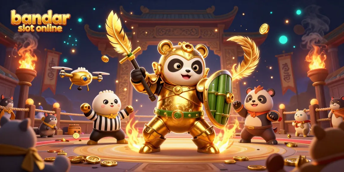 Menyaksikan bandar slot online dengan grafik memukau dan karakter robot 3D yang unik dalam arena perjudian.